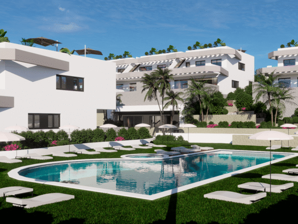 Luxury Apartments for sale in Golf Badia, Finestrat