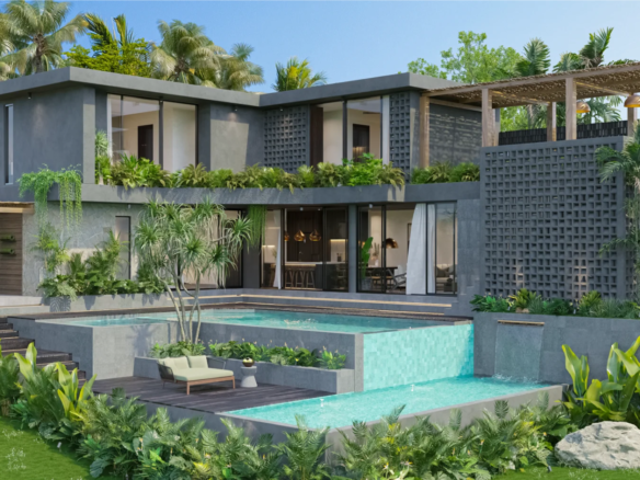 Modern 4-Bedroom Villa for Sale in Bali with 2 private Pools