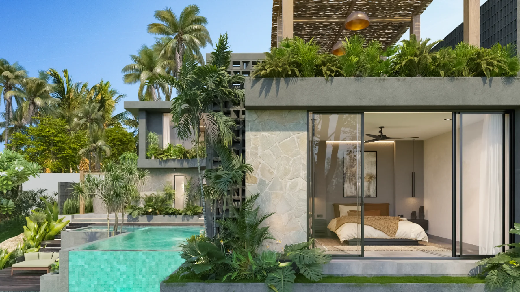 Modern 4-Bedroom Villa for Sale in Bali with 2 private Pools